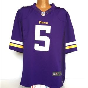 Terry Bridgewater on field Viking jersey size XL